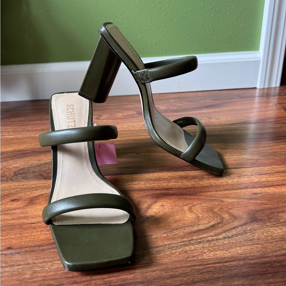SOLD Schutz Ully Lo Nappa Leather Sandal